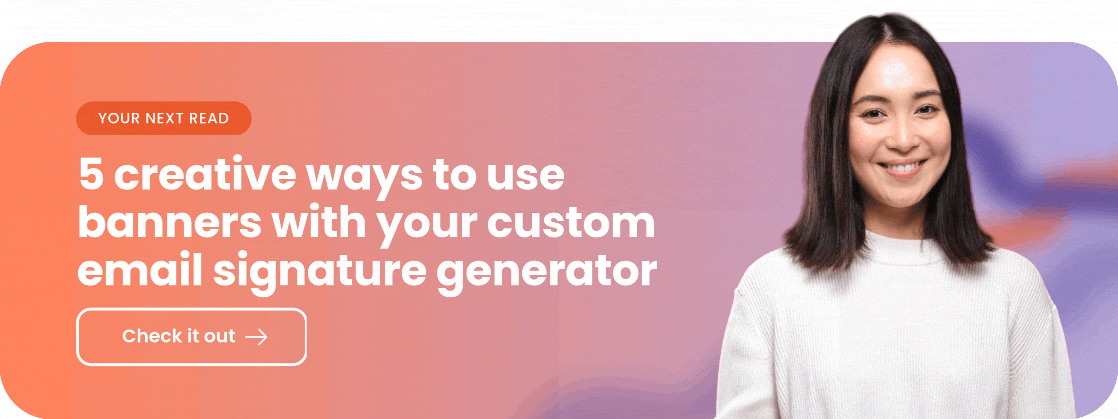 5 creative ways to use banners with your custom email signature generator