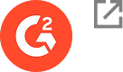 G2 logo with open in new window icon