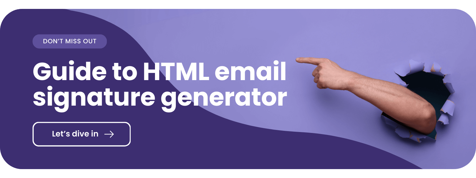 HTML-email-signature-generator-guide-banner Guide to HTML email signature generator – read the full article.