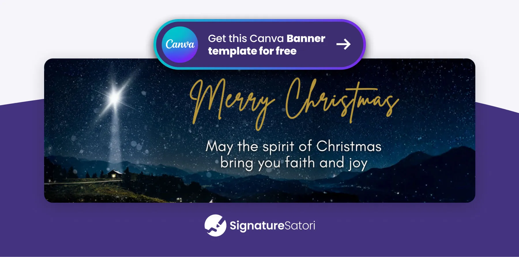christmas-email-banner-wishes-template Christian Christmas email banner template with wishes for Canva