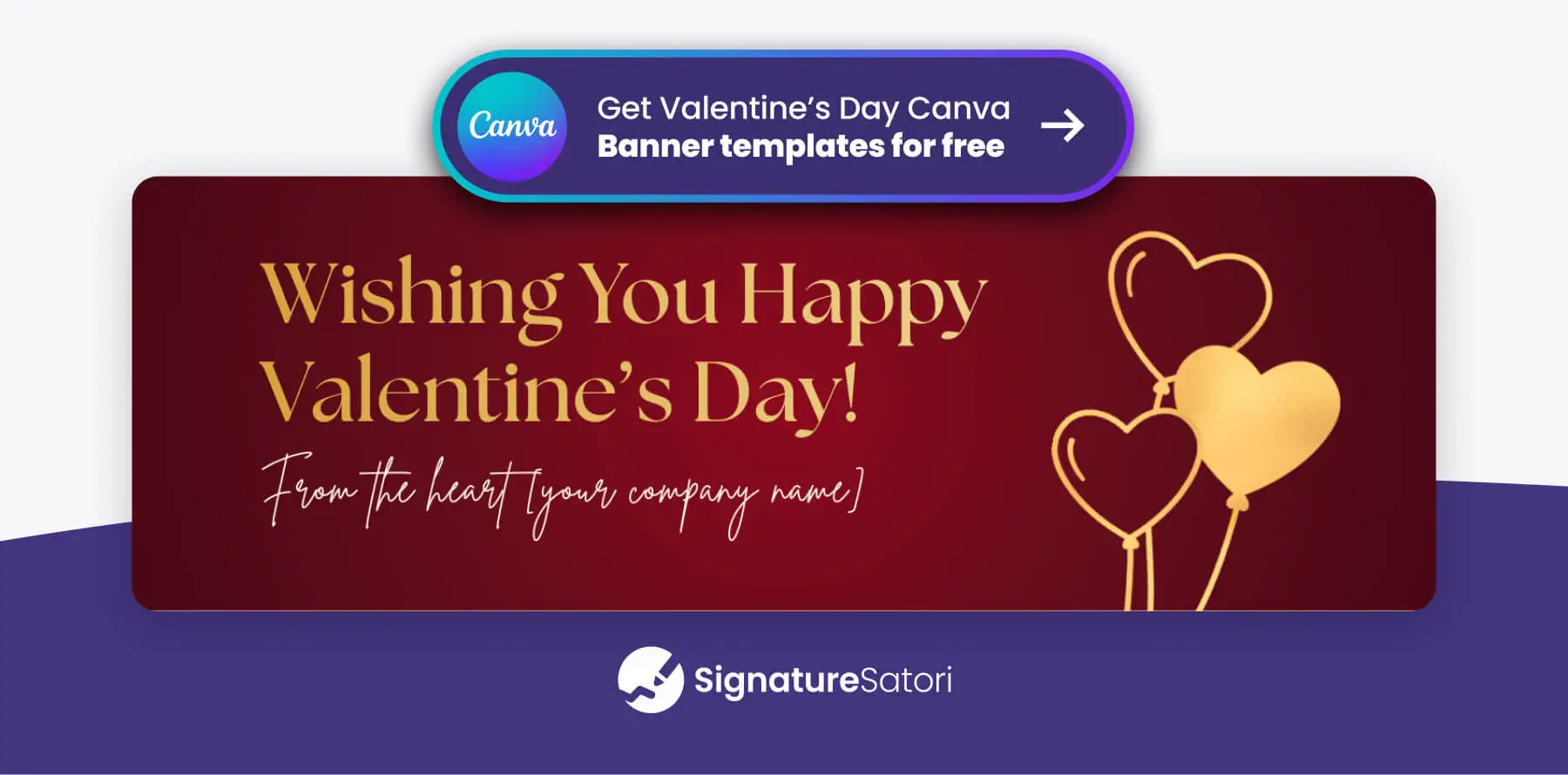Elegant free template valentine card with clean typography and subtle red accents for  corporate use