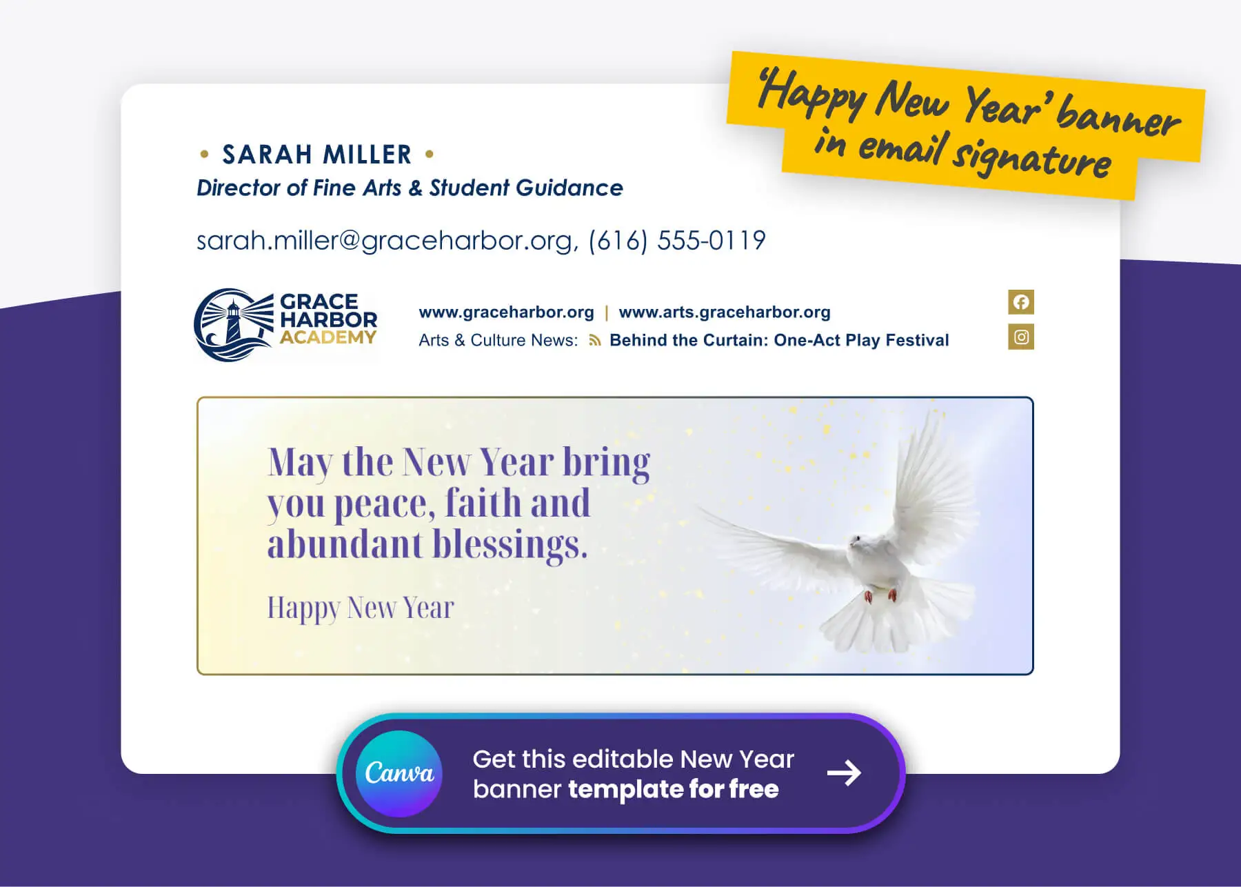 happy-new-year-email-signature-example Example of a professional ‘Happy New Year’ Email signature with banner