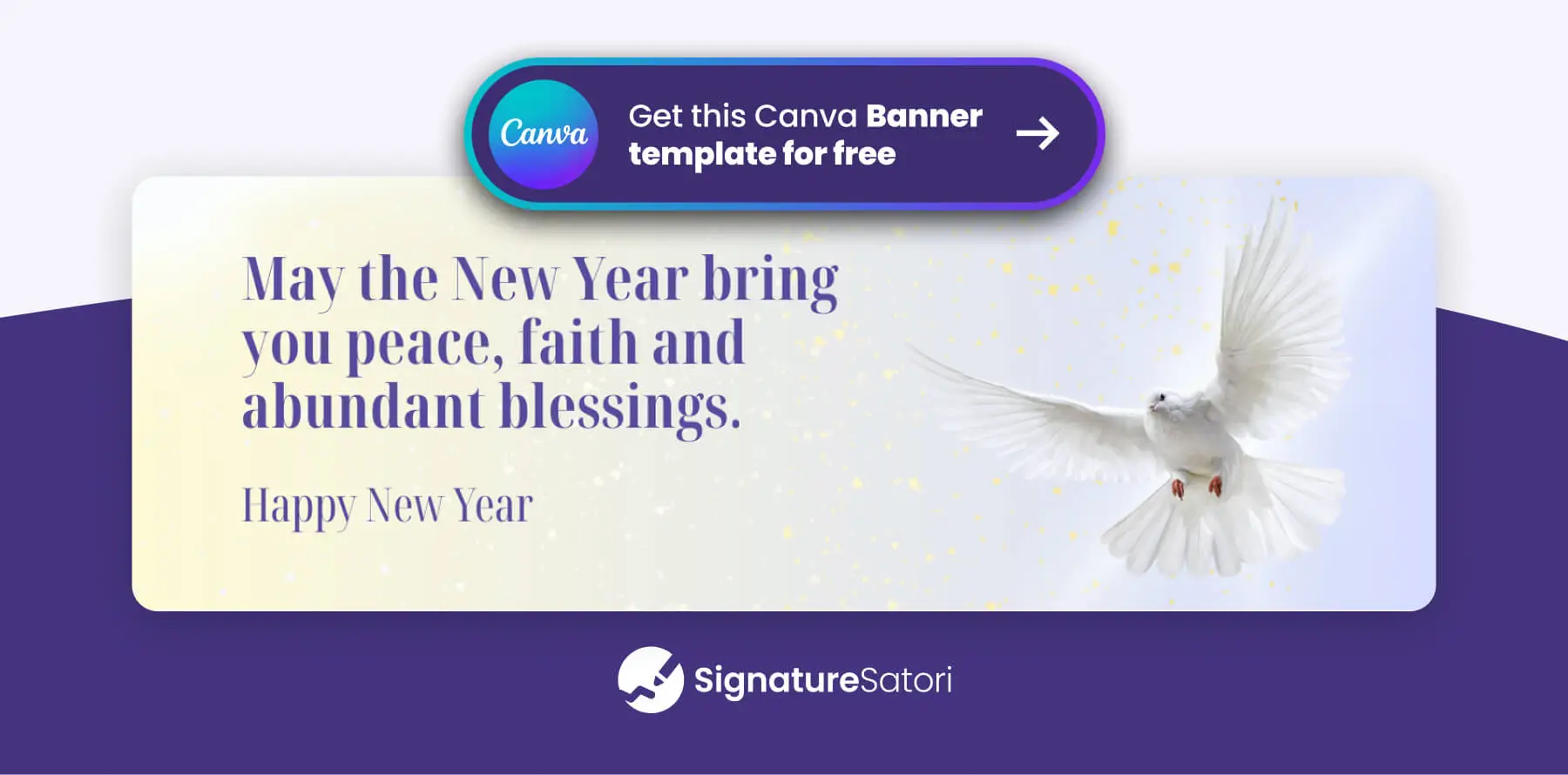 religious-new-year-wishes-email-signature-banner Religious Happy New Year email signature banner template